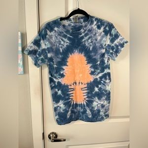 Handmade Tie Dye Tshirt Size Small - Made by TheTalentedTexan - OOAK Mushrooms